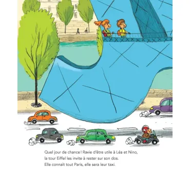 La tour Eiffel se balade à Paris