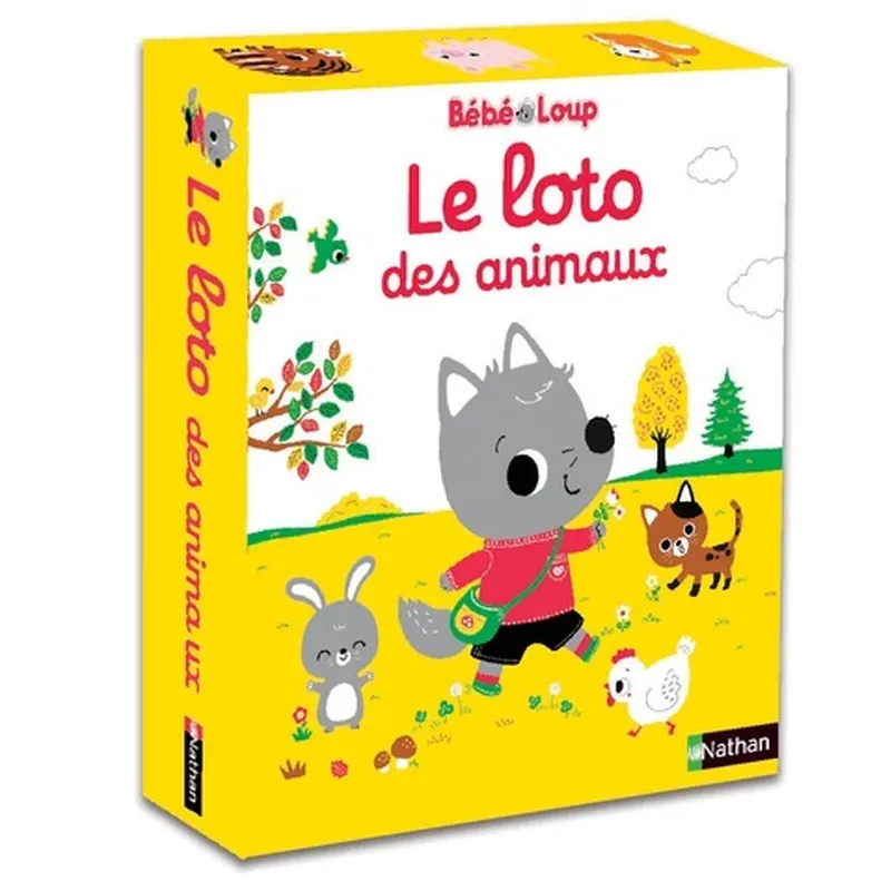Bébé loup - Le loto des animaux