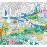 Poster géant à colorier - Jungle