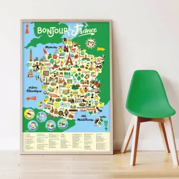 Poster pédagogique - La France