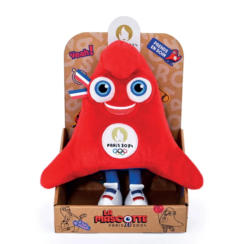 Peluche mascotte Olympique 15 cm Paris 2024 - La Grande Récré