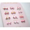 Boucle d'oreille - Un an de Poésie - rose