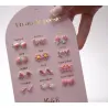Boucle d'oreille - Un an de Poésie - rose