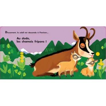 Au dodo - Les amis de la montagne - Livre animé