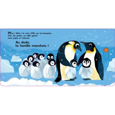 Au dodo - les amis du froid - Livre animé