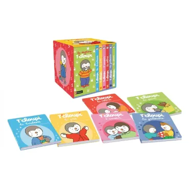 Les émotions de T'choupi - un coffret de 6 livres pour comprendre ses premières émotions