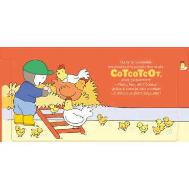 T'choupi et les animaux - Livre à onglets