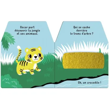 Cache-cache petit tigre - Livre matière