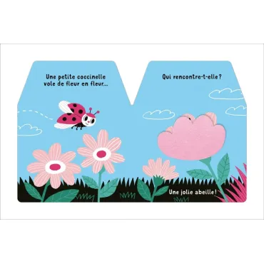 Cache cache petite coccinelle - Livre matière