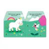 Cache-cache petite licorne - Livre matière