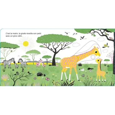 Promenade dans la savane - livre animé