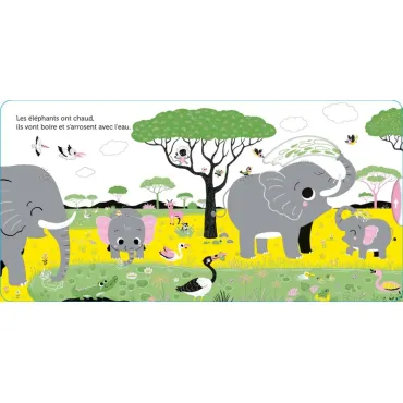 Promenade dans la savane - livre animé