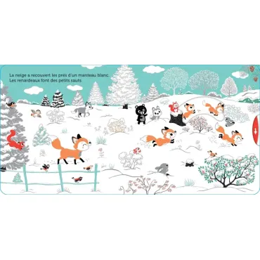 Promenade dans la neige - livre animé