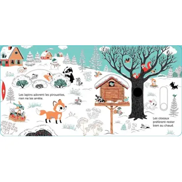 Promenade dans la neige - livre animé