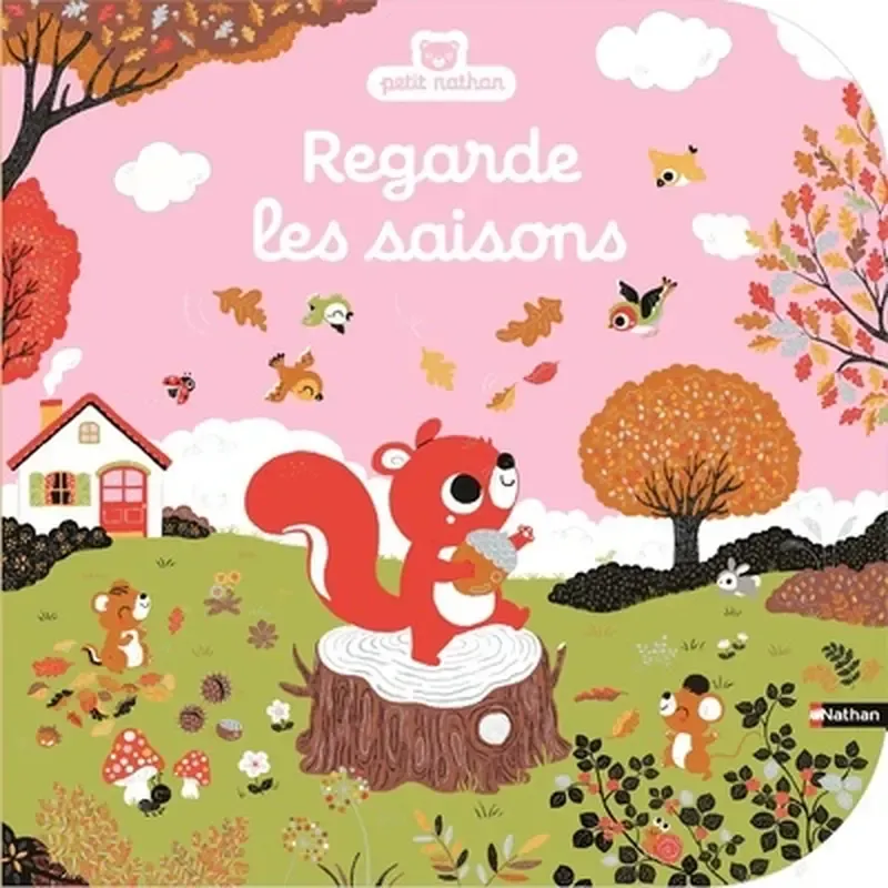 Regarde les saisons - Livre d'éveil à toucher