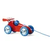 Voiture de course à trainer rouge-bleu
