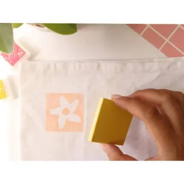 Kit DIY Home Déco - Mes tampons en linogravure sur torchon
