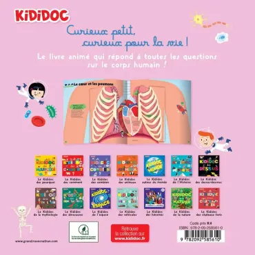Le grand Kididoc du corps humain - Livre pop-up