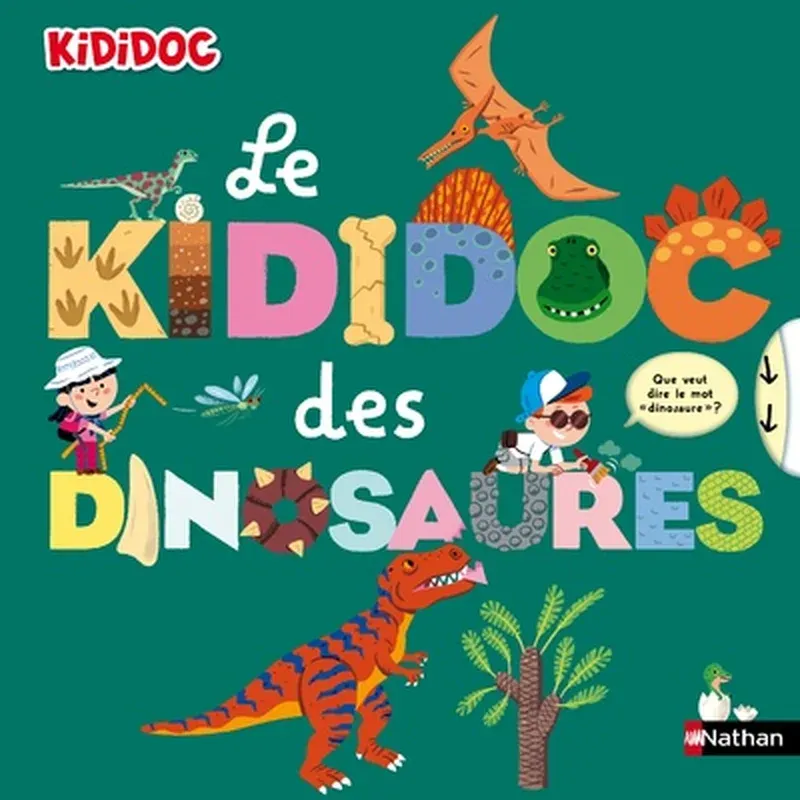 Tout sur les dinosaures - Le grand Kididoc animé - Livre pop-up