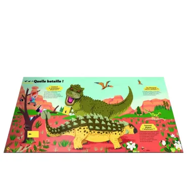 Tout sur les dinosaures - Le grand Kididoc animé - Livre pop-up