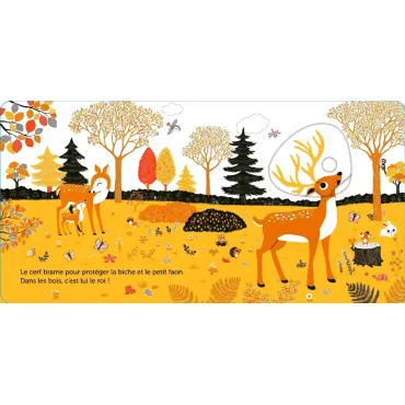 Promenade dans les bois - livre d'éveil animé