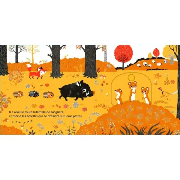 Promenade dans les bois - livre d'éveil animé