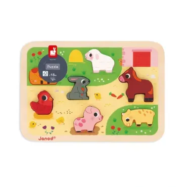 Chunky Puzzle Ferme 7 pièces