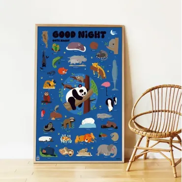 Poster pédagogique - Bonne nuit