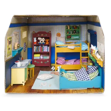 Chambre d'enfant en carton