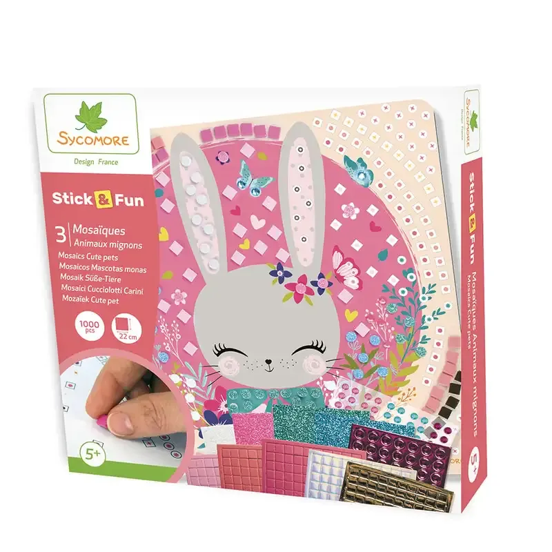 Stick'N Fun - Mosaïques - Animaux mignons