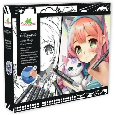 Manga - Layout et marqueurs - Kemonomimi
