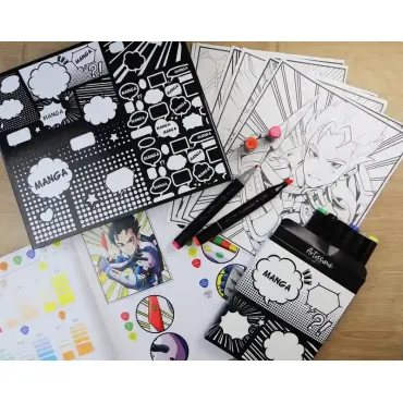 Manga -  XXL Tablette lumineuse et atelier marqueurs