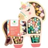 Les Perles - Coffret perles bois licorne