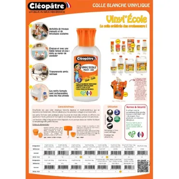 P'tit Pot Colle vinylique "Vinyl’Ecole" en 50g