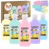 Coffret de 5 flacons de peinture gouache Pastel 100ml + 1 masque