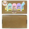 Coffret de 5 flacons de peinture gouache Pastel 100ml + 1 masque