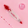 Stylo de Ruban Décoratif - Cœur