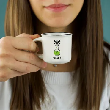 2 Tasses à Café - Espresso - Poison et Antidote
