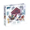 Puzzle hiver à la montagne - 500 pcs