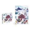 Puzzle hiver à la montagne - 500 pcs
