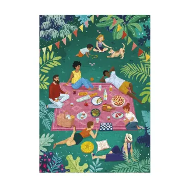 Puzzle picnic entre amis - 1000 pcs