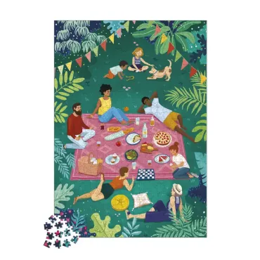 Puzzle picnic entre amis - 1000 pcs