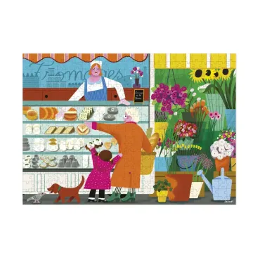 Puzzle sur le marché - 500 pcs