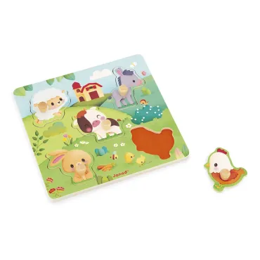 Ferme - Puzzle tactile