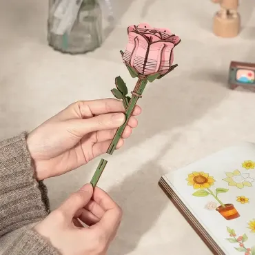 Puzzle 3D Bois - Bouquet de Fleurs