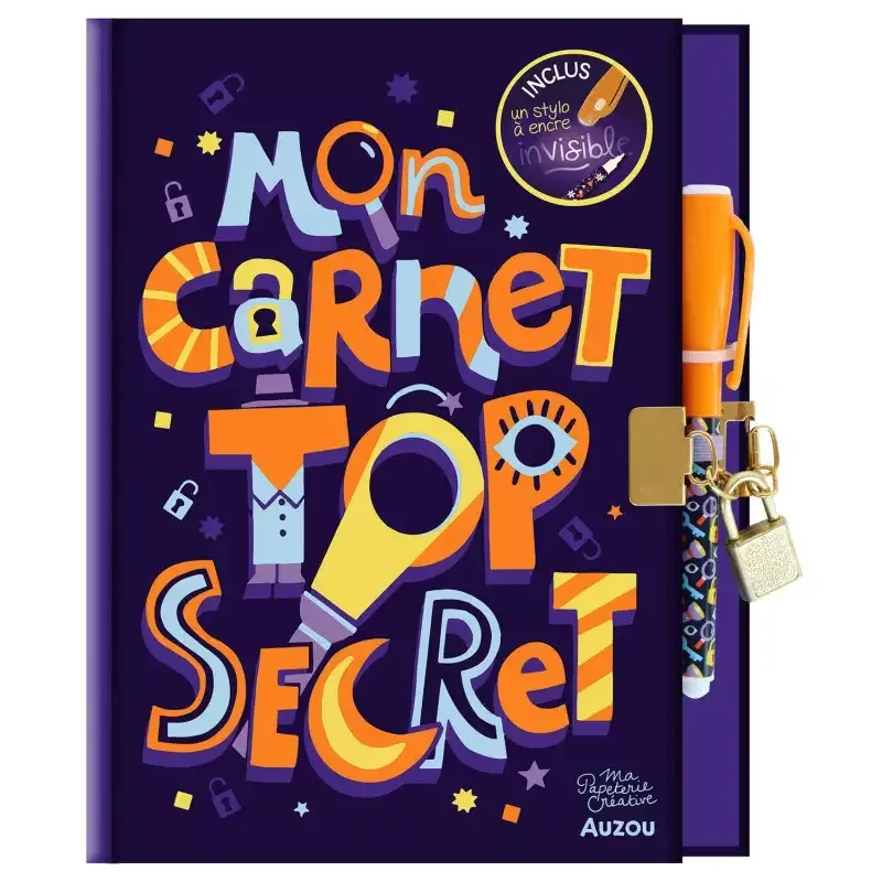 Ma papeterie créative - Mon carnet top secret
