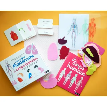 Mon coffret Montessori du corps humain
