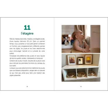 Bébé Montessori - 60 activités pour préparer son univers, l'éveiller et l'aider à faire seul