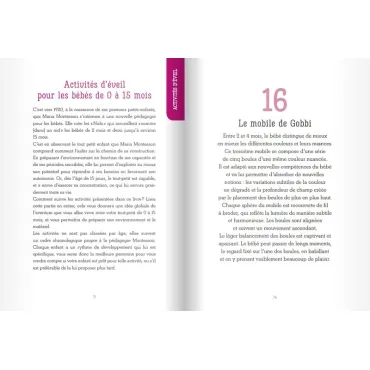 Le guide d'activités Montessori de 0 à 6 ans