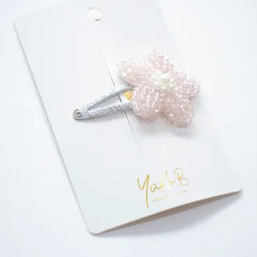 Barrette Rose - Collection Paris